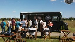 El food truck con el que se inició la marca, en 2017, en la Universidad Austral. .