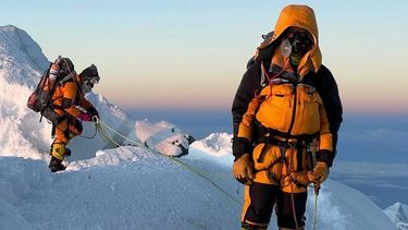 Tomás Ceppi, en la cima del mundo.&nbsp;