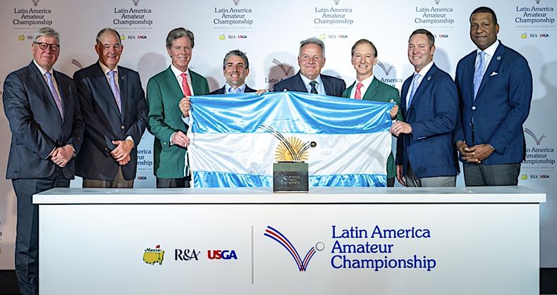 REGRESO. Los dirigentes anunciaron la vuelta del LAAC a la Argentina.