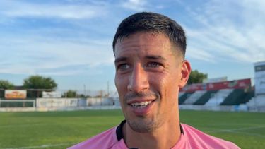 HOMBRE GOL. Mathías Crocco, feliz pero dice que hay que mejorar.