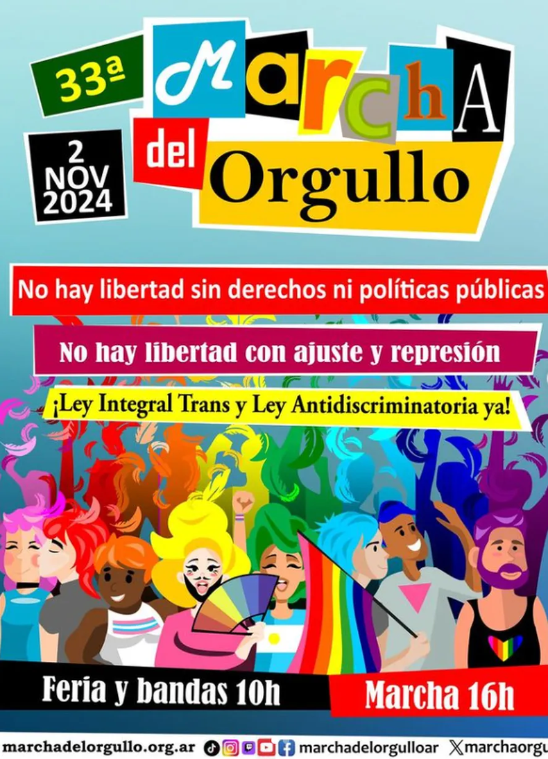 33 Marcha del Orgullo 2024. (Infobae)..png