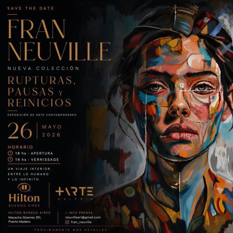 Fran Neuville presentará los trabajos de su última colección el próximo 26 de mayo en el Hilton.