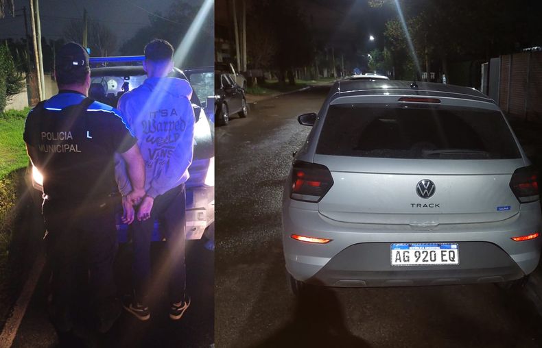 El detenido manejaba un auto con documentacin de otro vehculo robado en Campana