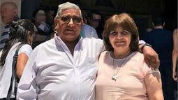 FORTALEZA. Ángela junto a su esposo Alberto, fallecido el 10 de abril..