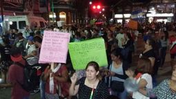 Protesta por aumentos, en 2018..