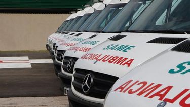 Las ambulancias del SAME entrarían en servicio a partir de diciembre,.