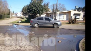 Alvear y Saavedra Lamas, en el barrio Boggio, a una cuadra de las vías..