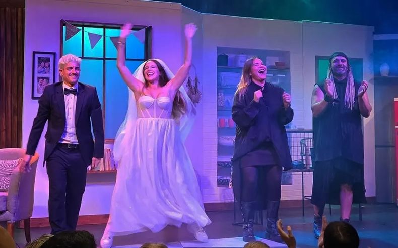 Suspendan la boda, este domingo en el Teatro Gran Pilar.