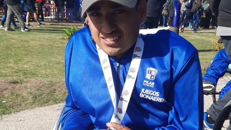 Damián Quiroga bronce en atletismo PCD..
