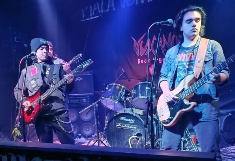 Vulcanos, una de las bandas del primer Festival Sangre.