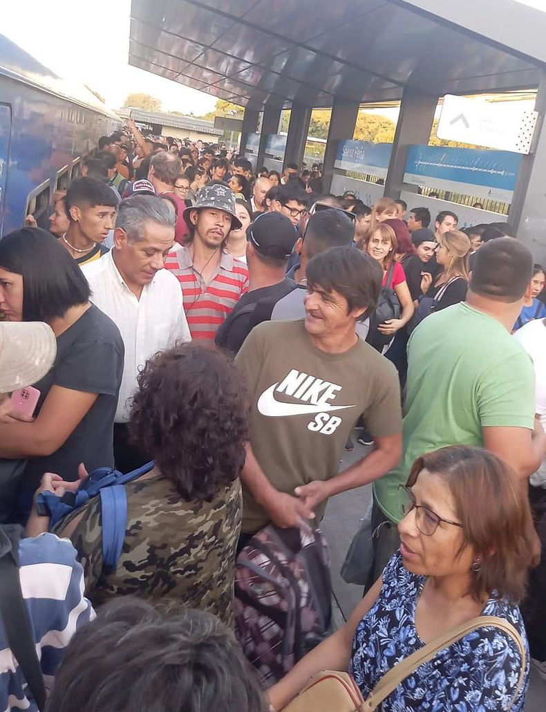 Ay pulgoso pulgoso! Siempre es la misma bosta con vos! #TrenSanMartin Ya van a saltar los fanáticos pelotudos a decir “tomate un remis”, “comprate un auto”. Siempre caga el laburante! Solcito / @ElianaTrufero.&nbsp;