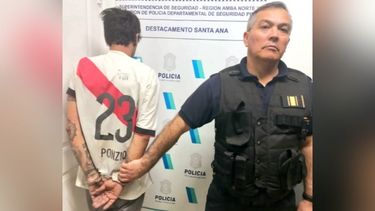 VIOLENTO. Fue detenido después de la agresión.