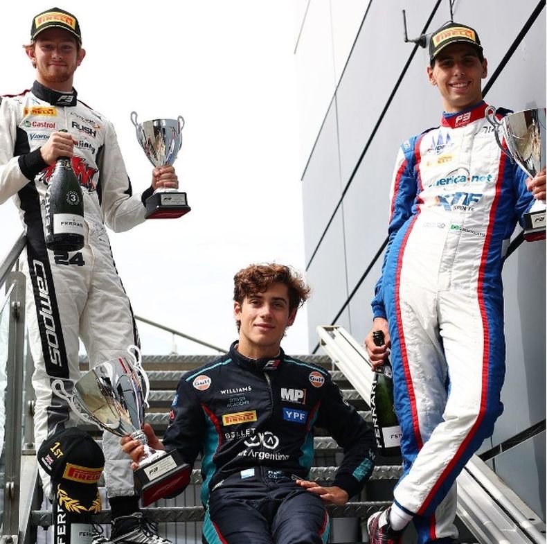 Franco Colapinto entró al olimpo nacional de vencedores en Silverstone.