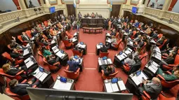 DEBATE. El Senado bonaerense tiene la llave para abrir la discución de las reelecciones.&nbsp; 