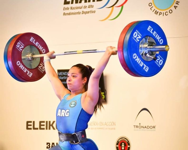 pesas Martina Mendoza arranque
