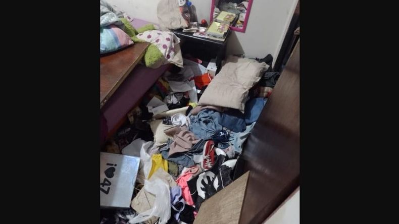 DESOLADOR. Al regresar de la cena de Año Nuevo encontraron la casa revuelta..