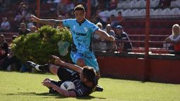 Daniel González en el triunfo del Gasolero sobre Huracán..