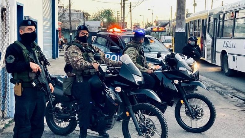 MOTOS. Se sumaron a los operativos en diversos puntos del distrito. .