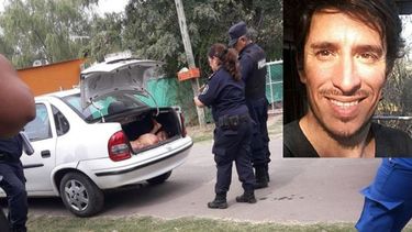 BARRIO PERUZZOTTI. El lugar donde fue hallado el auto con el cuerpo. Una jubilada le avisó a la policía. Ernesto José Bensousan tenía 37 años..