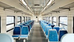 Los trabajos en las formaciones incluyeron renovación de asientos, ventanas e iluminación.&nbsp;