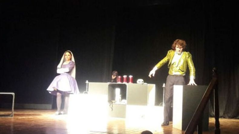 OBRE LAS TABLAS. Una escena de “Il Campanello”, en el Lope de Vega..