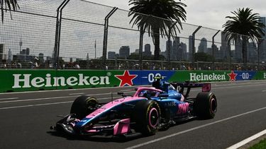 El Alpine A526 de Franco Colapinto en Australia. El Alpine A526 de Franco Colapinto en Australia.