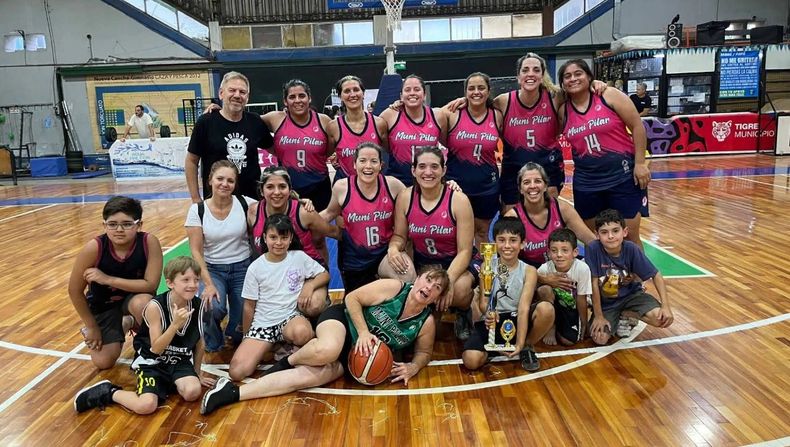 PLANTEL LOCAL. Muni Pilar será uno de los equipos animadores de la Liga Municipal de Básquet Femenino.