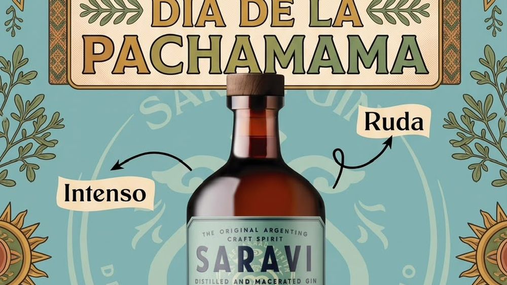 GIN CON RUDA. La creación más reciente de Saraví Gin cuesta $18.500.