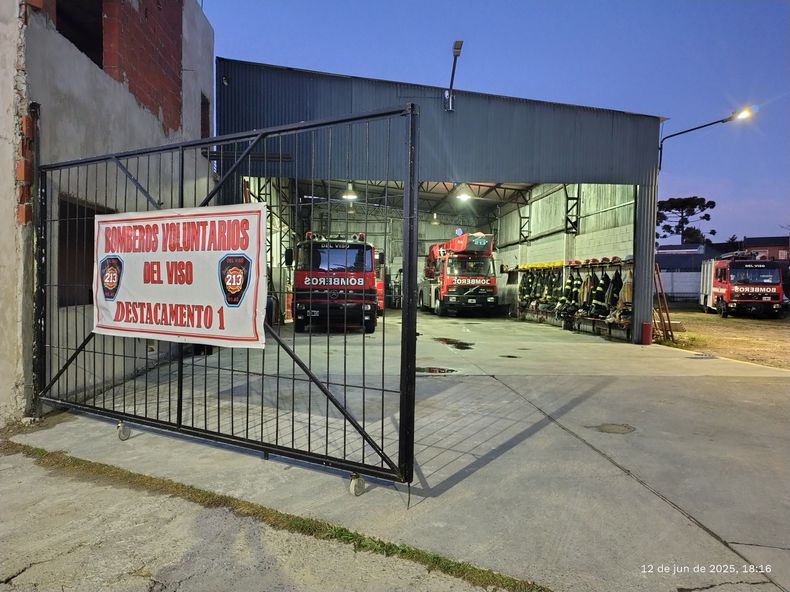 El menor fue llevado por sus padres al Destacamento de Bomberos Voluntarios de Del Viso.&nbsp;