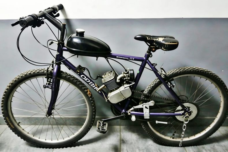 La bici-moto fue recuperada en el barrio Agustoni.&nbsp;