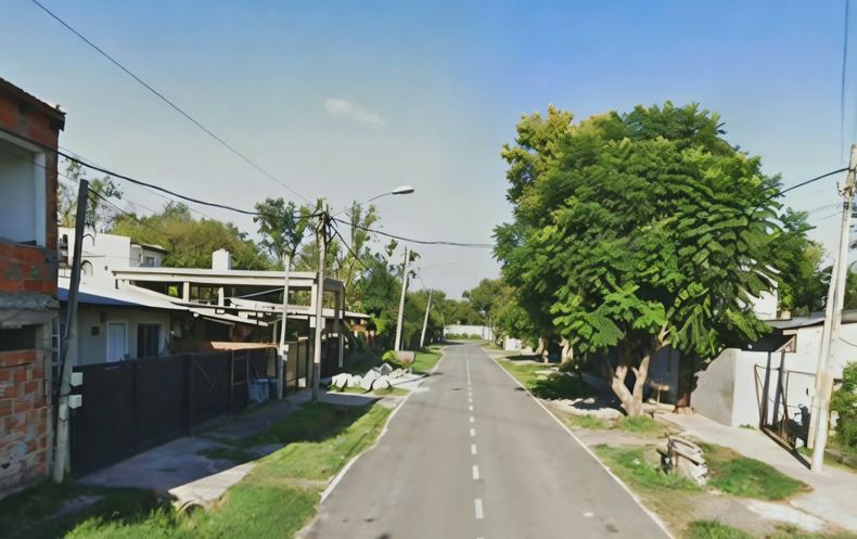 La cuadra donde ocurrió el robo, en el barrio Mundo Aparte de Villa Astolfi.&nbsp;