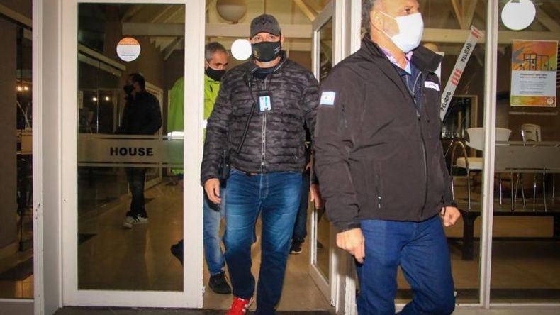 El operativo se realizó en la madrugada del domingo (fotos Dirección Provincial para la Gestión de la Seguridad Privada )..