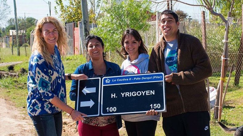 UBICACIÓN. Los vecinos de La Cautiva II felices con sus calles identificadas. .