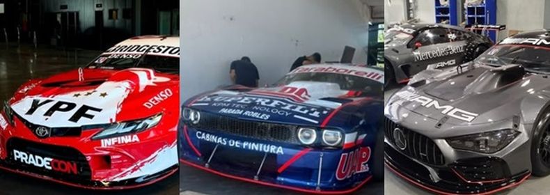 Los tres mosqueteros de Pilar en el Turismo Carretera 2026: Rossi, Vázquez y Azar.