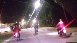 UN PELIGRO. Imagen registrada por una vecina el fin de semana pasado..