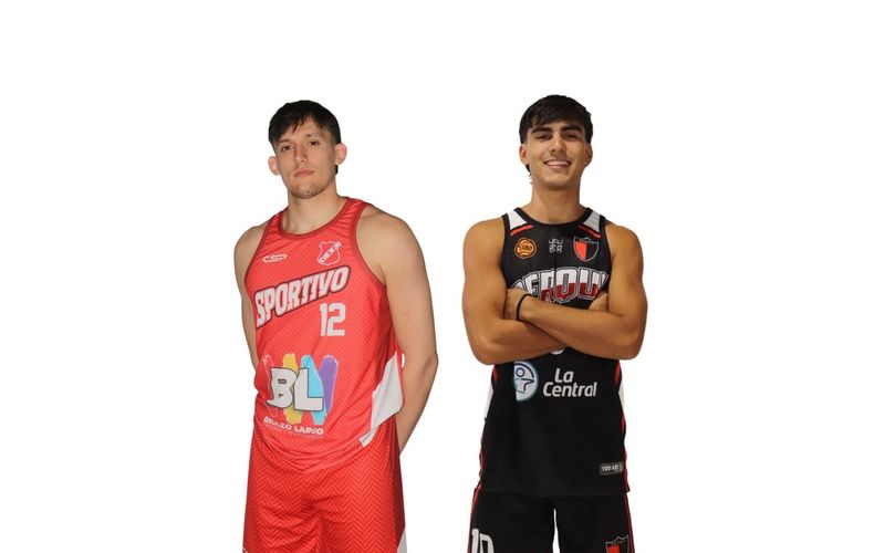 Bautista Menna (Sportivo Pilar) y Wara Morandini (Presidente Derqui).