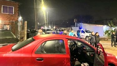 PERSECUCIÓN POLICIAL. El automóvil recuperado en Lagomarsino había sido robado en Vicente López.