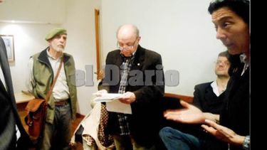 Los foristas se atrincheraron 9 horas en el Ministerio de Justicia y Seguridad, el jueves..
