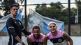 FÚTBOL-TENIS. Perafán, Achucarro y Smith, el equipo ganador en el Barraza.