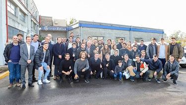 INDUSTRIA. Achával alentó a los empresarios a trabajar articuladamente con el municipio..