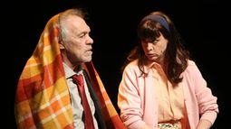 Miguel Ángel Solá y Mercedes Funes, este viernes en el Teatro Gran Pilar. Miguel Ángel Solá y Mercedes Funes, este viernes en el Teatro Gran Pilar.