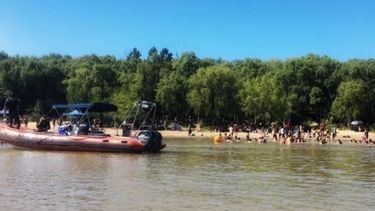 El cuerpo apareció luego de casi dos días de búsqueda. Foto: La Voz de Zárate..