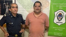 CABECILLA. Fue detenido cuando manejaba el auto sospechoso en San Miguel..