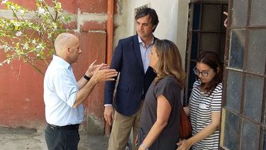 OBRA. Ducoté, Bullrich y Bortule, en el futuro jardín maternal para municipales..