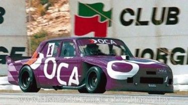 El Ford de Traverso que desató la polémica en 1998. Aquel año, el Flaco se llevó el Nº1 de Chevrolet al óvalo..