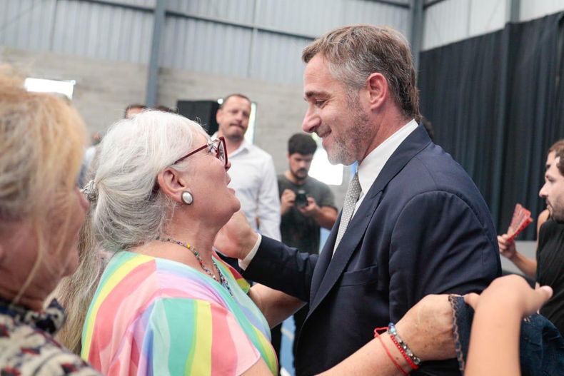 CAMBIO DE TONO. Achával dejó el discurso político para sus militantes.