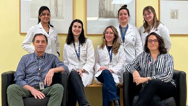 El equipo completo del laboratorio Conicet-Austral dirigido por Perone.&nbsp;
