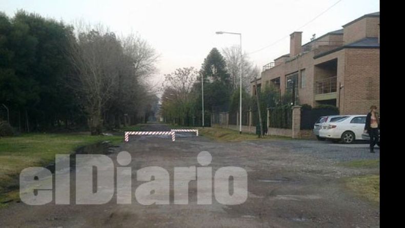 Desde el sábado, así quedarán las calles del barrio La Alborada..