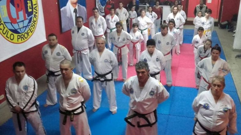 PREPARADOS. Los alumnos de López entrenan pensando en los desafíos que se vienen en 2017..