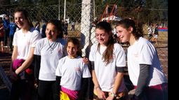 CAMPEONAS. Las chicas de la Posta de Menores femenina ganaron y ya se preparan para Mar del Plata..